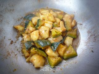 （南瓜）窝瓜土豆盖饭的做法步骤：8