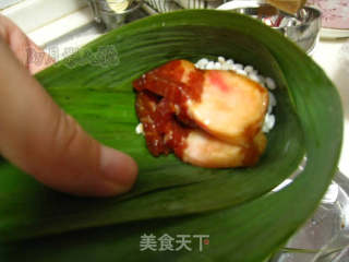 蛋黄肉粽----小吃主食两相宜的极品粽子的做法步骤：5