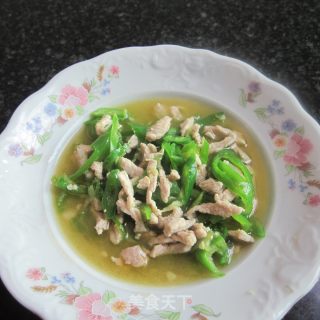 来碗辣椒瘦肉粉的做法步骤：5