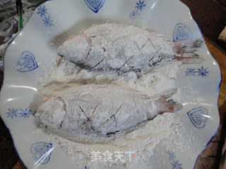 河虾烧鲫鱼的做法步骤：2