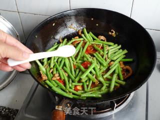 豇豆炒里脊的做法步骤：7