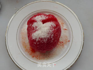 砂糖拌西红柿的做法步骤：6