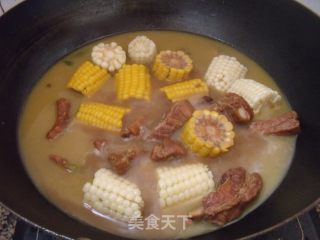 排骨玉米的做法步骤：7