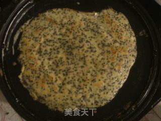 超简单的鸡蛋芝麻饼的做法步骤：7