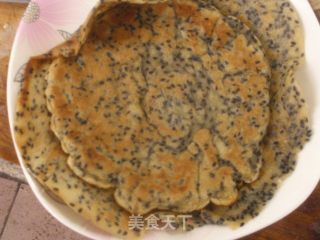 超简单的鸡蛋芝麻饼的做法步骤：8