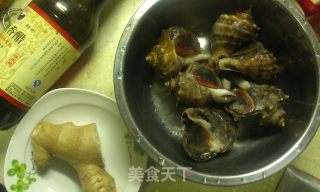姜汁海螺的做法步骤：1