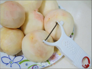 自制美味黄桃的做法步骤：2