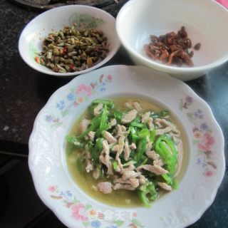 咸菜瘦肉米粉的做法步骤：1