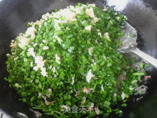 韭菜馅儿——素饺的做法步骤：9