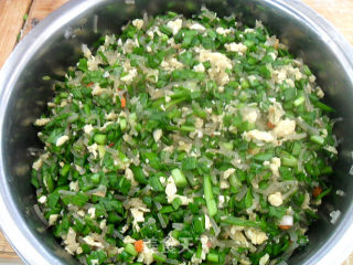 韭菜馅儿——素饺的做法步骤：11
