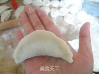 韭菜馅儿——素饺的做法步骤：20