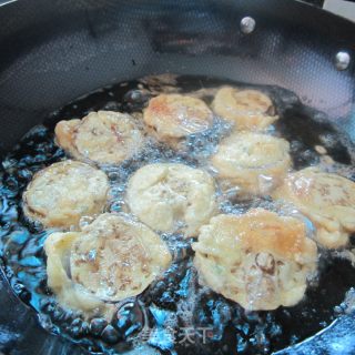 油炸茄子酿肉的做法步骤：7