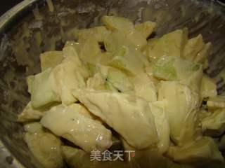 烧茄尖的做法步骤：3