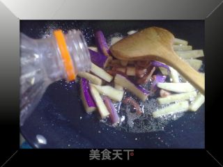 茄子炒年糕的做法步骤：5