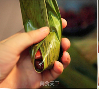 红豆肉粽的做法步骤：8