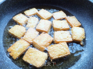 家庭版红烧豆腐的做法步骤：3