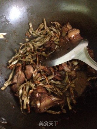家乡的味道——干豇豆炖肉的做法步骤：8