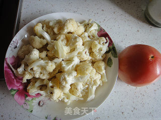 茄汁花菜的做法步骤：1