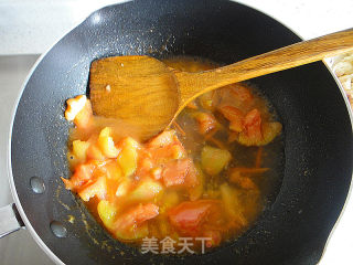 茄汁花菜的做法步骤：4
