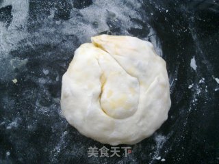 麻酱葡萄干煎饼的做法步骤：3
