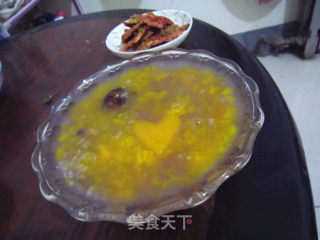 紫薯南瓜米粥--浪漫版的做法步骤：6
