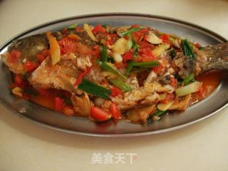 番茄烧鱼的做法步骤：11