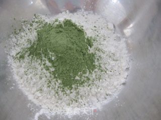 绿色波点馒头的做法步骤：1