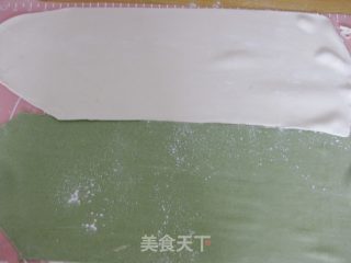 绿色波点馒头的做法步骤：5