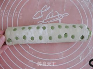 绿色波点馒头的做法步骤：11
