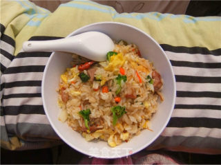 随意炒饭的做法步骤：7