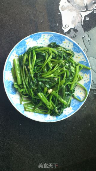 蒜泥空心菜的做法步骤：3