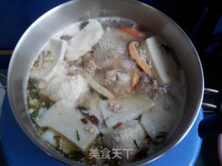 潮汕风味-鲜美尖米丸汤的做法步骤：3