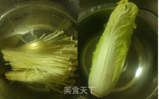 蒜蓉蛏子蒸娃娃菜的做法步骤：3