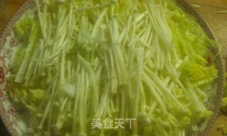 蒜蓉蛏子蒸娃娃菜的做法步骤：7