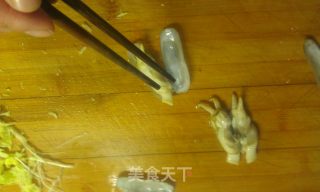 蒜蓉蛏子蒸娃娃菜的做法步骤：9