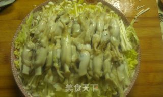 蒜蓉蛏子蒸娃娃菜的做法步骤：12