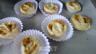 肉松芝士肠面包的做法步骤：10