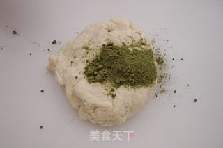 绿茶双色馒头卷的做法步骤：5