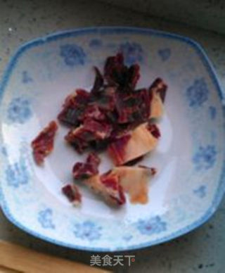 西班牙火腿肉炒豆角的做法步骤：2
