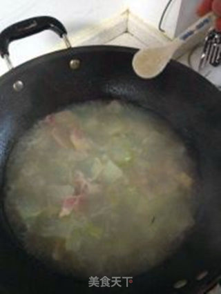 咸肉冬瓜汤的做法步骤：10