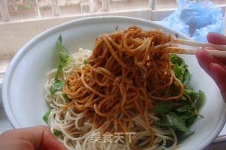 【麻香的麻酱荆芥凉面】的做法步骤：6