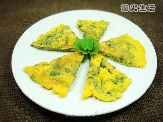 民族养肝食疗法——马蹄草煎鸡蛋的做法步骤：6