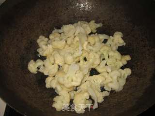 腐乳汁烧花菜的做法步骤：6