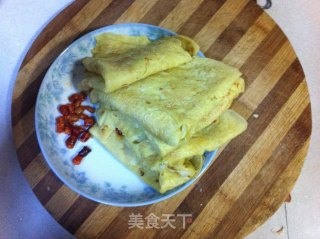 鸡蛋煎饼的做法步骤：9