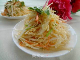 菜心粉丝的做法步骤：5