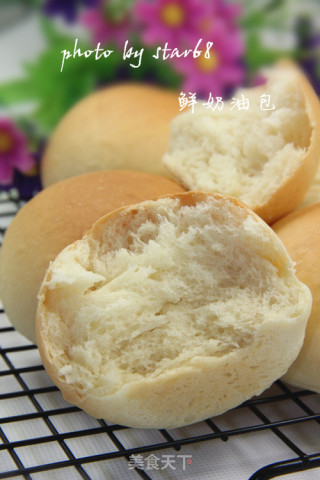 鲜奶油餐包的做法步骤：6