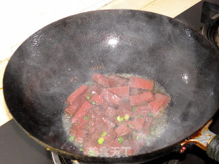 鸭血烩豆腐的做法步骤：3
