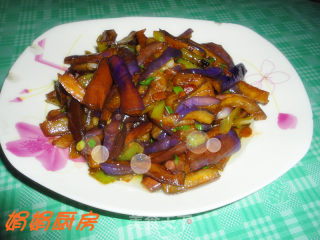 酱爆茄条！的做法步骤：10