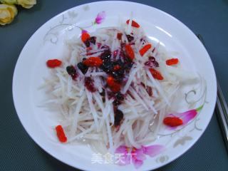 花样山药：蓝莓山药丝的做法步骤：11