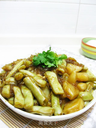 土豆豆角炖粉条的做法步骤：8